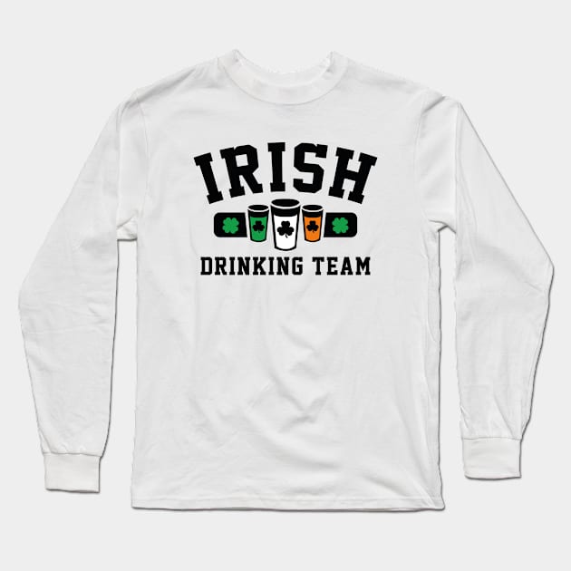 Irish Drinking Team Long Sleeve T-Shirt by AmazingVision